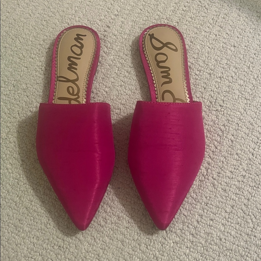 Sam Edelman Fuchsia Women's Mules-NEW